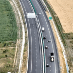 Ultimul lot din A0 Sud, inaugurat cu aproape trei ani întârziere. MT anunță penalizări pentru constructor, fără cuantum și dată precisă. Foto: Captură de ecran