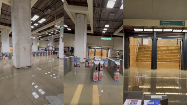 Unirii a fost inundată