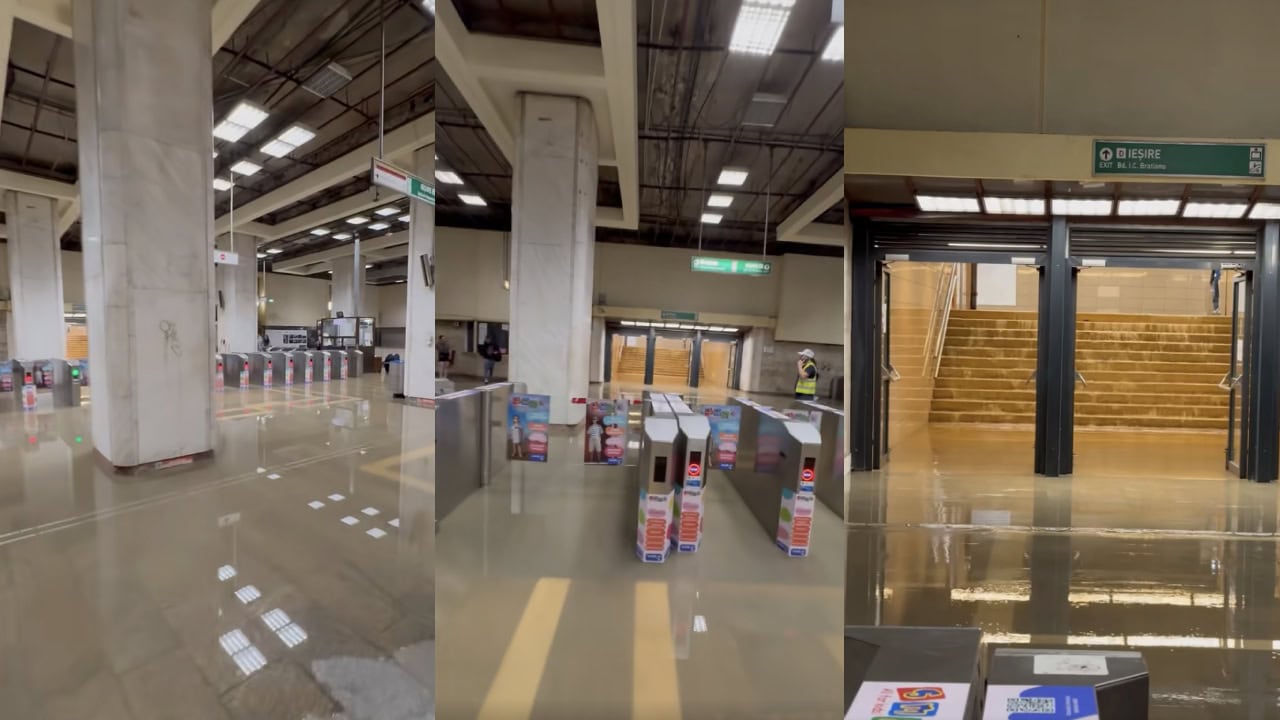 Unirii a fost inundată