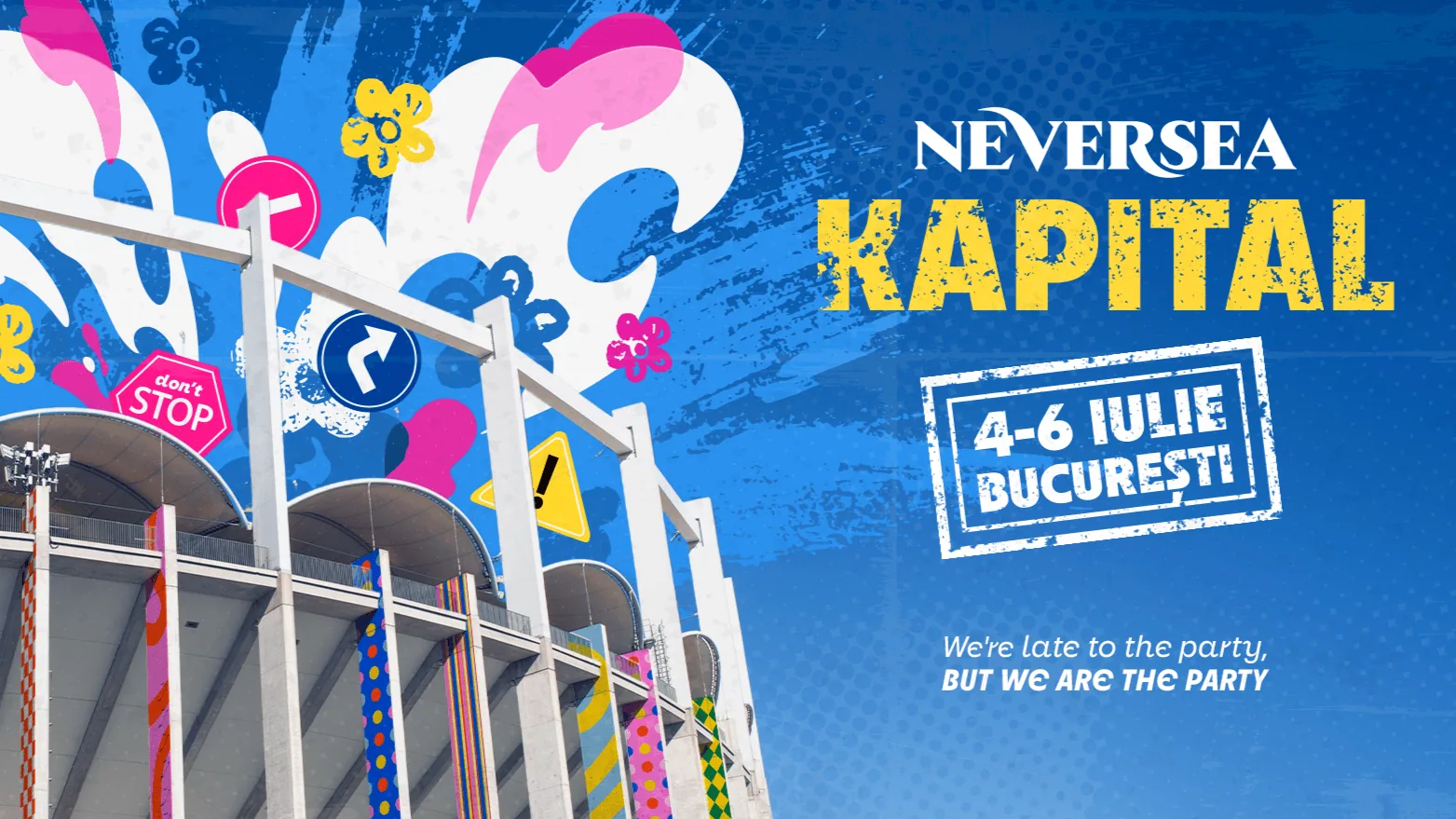 Festivalul Neversea Kapital închide parcul din jurul Arenei Naționale. FOTO: Arhiva