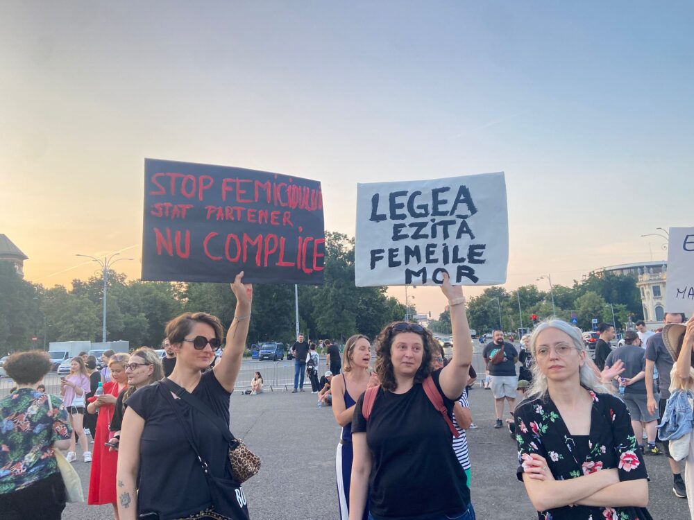 protest împotriva violenței