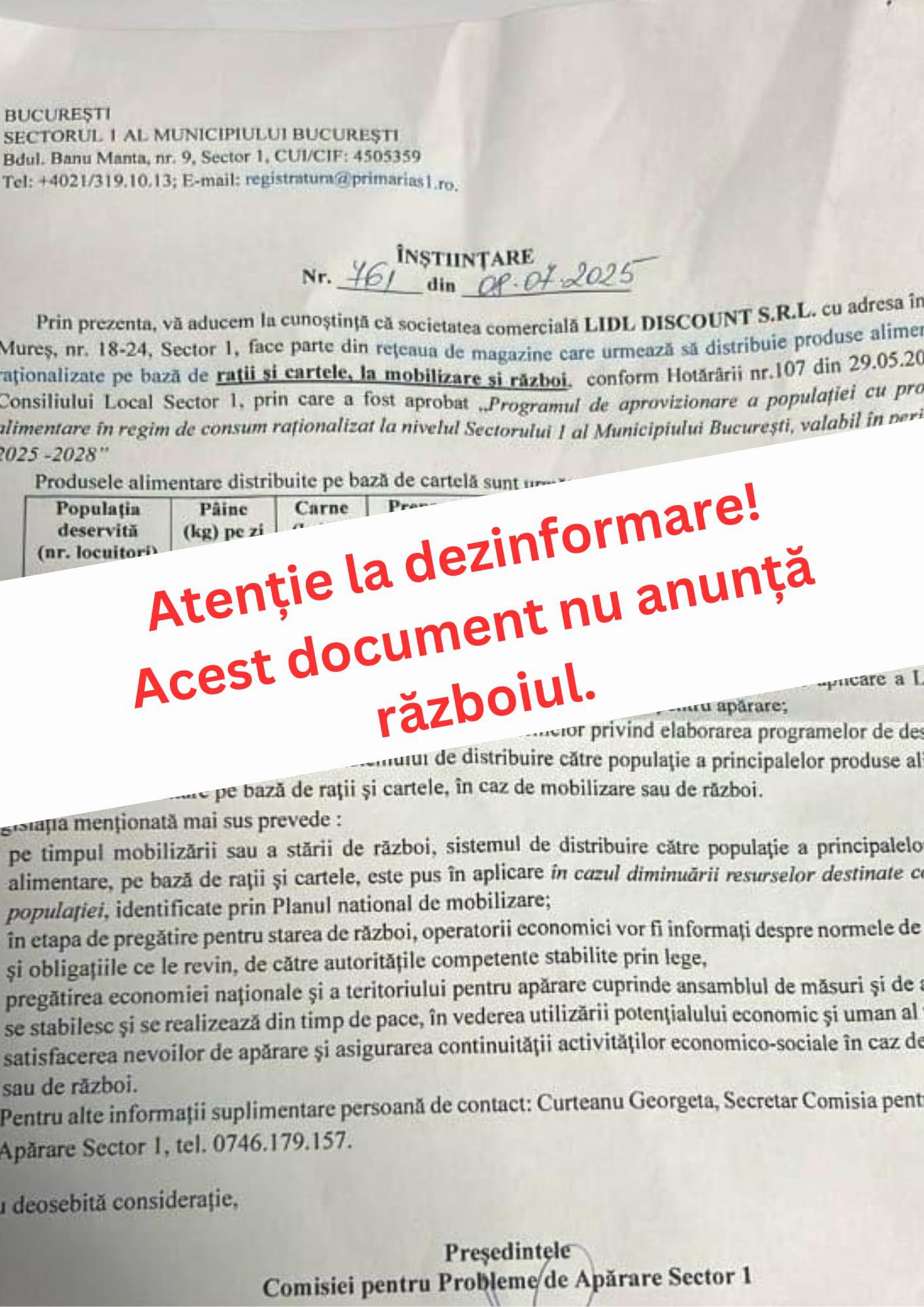 criză de alimente