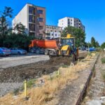 Au început lucrările în Parcul Liniei, faza a III-a. FOTO: FB / Ciprian Ciucu