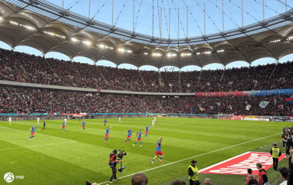 Meciul de fotbal FCSB – KF Drita prelungește traseul pentru două mijloace de transport în comun. FOTO: TPBI