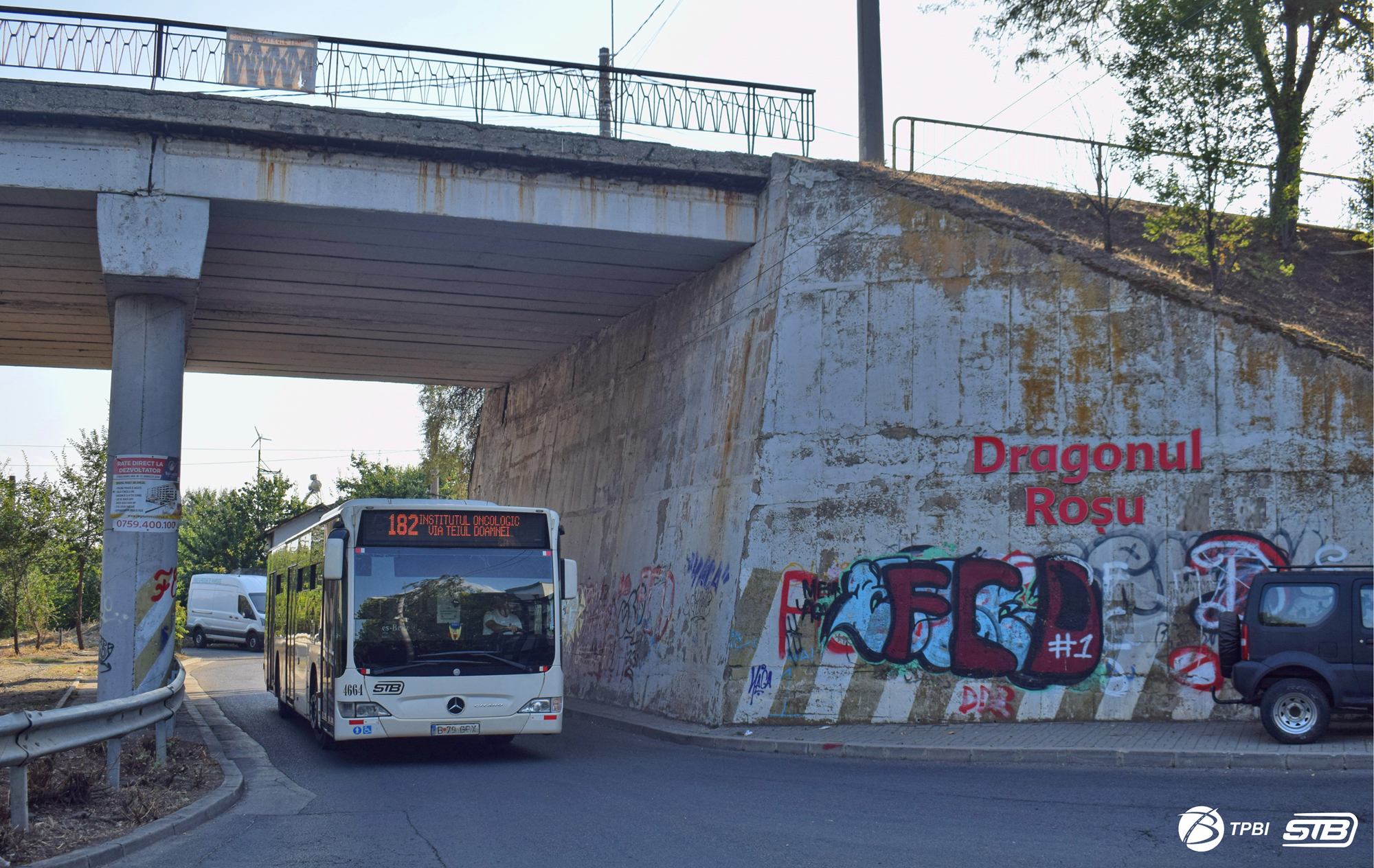 TPBI | Traseul liniei 182 va fi prelungit la „Dragonul Roșu”. FOTO: TPBI
