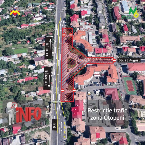 Se reconfigurează traficul în Otopeni pentru Magistrala 6