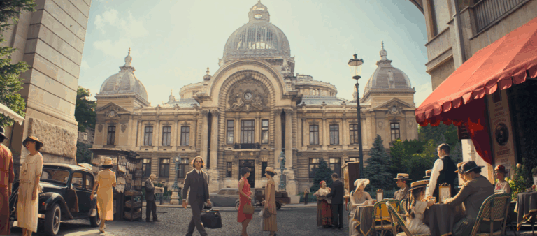 Bucureștiul anilor ’50, decor pentru super-producția „Cravata Galbenă”. Pelicula are premiera pe 14 noiembrie