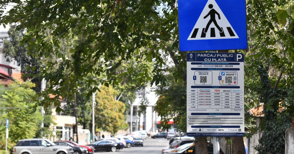 Noi locuri de parcare cu plată în Sectorul 6