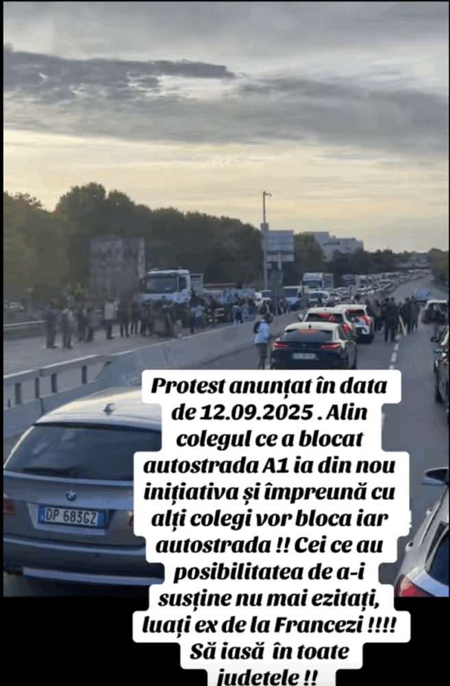 vor să blocheze azi Autostrada 
