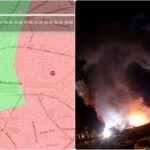 Harta poluării nocturne, după incendiul din Pantelimon.