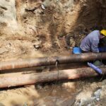 Termoenergetica lucrări de remediere a unei avarii