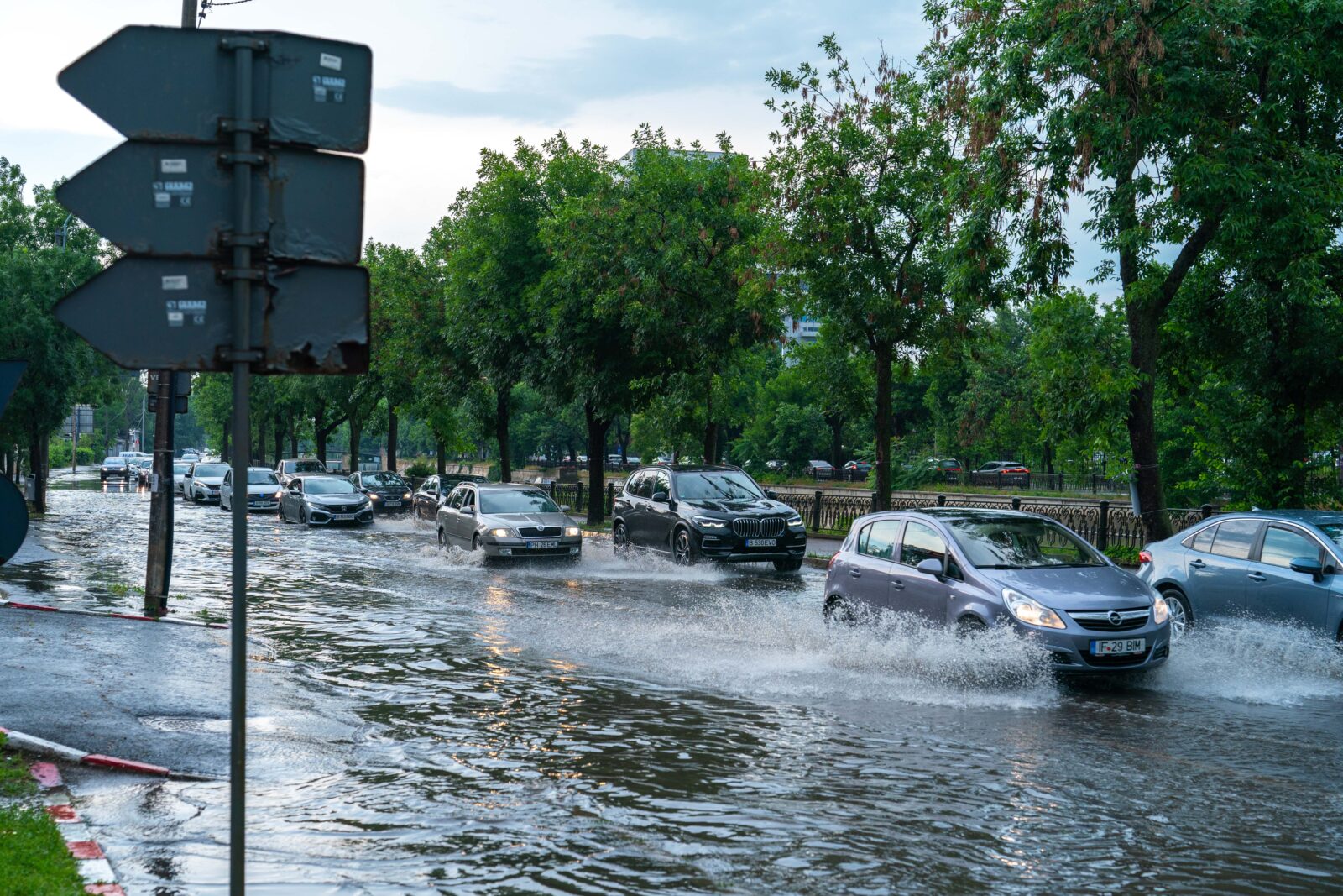 Cât a plouat în București în ultimele 24 de ore. Inquam Photos / Tudor Pana