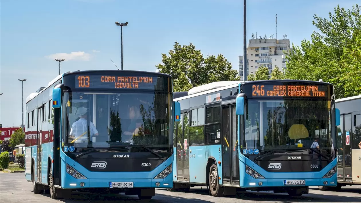 Stație nouă pentru patru linii STB, pe Bulevardul Theodor Pallady. FOTO: TPBI