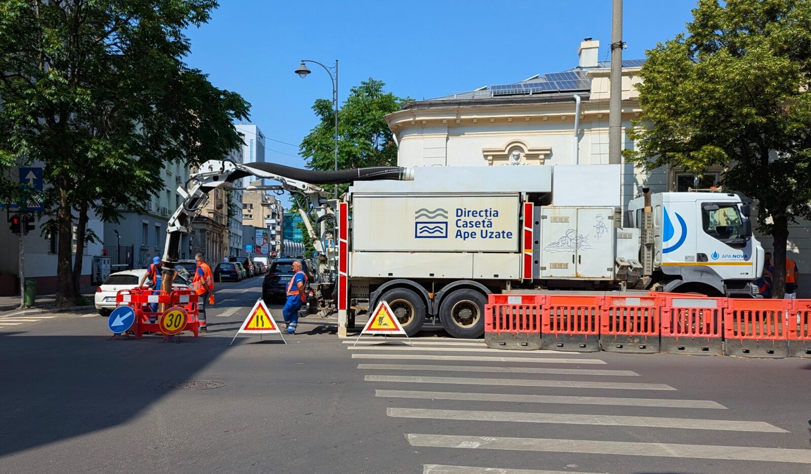 Furnizarea apei reci se întrerupe pentru lucrări de modernizare. Apa Nova anunță zonele cu probleme. FOTO: Apa Nova