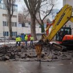 Lucrările la noul corp de clădire Spitalul Filantropia