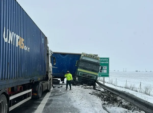 tiruri au blocat Autostrada