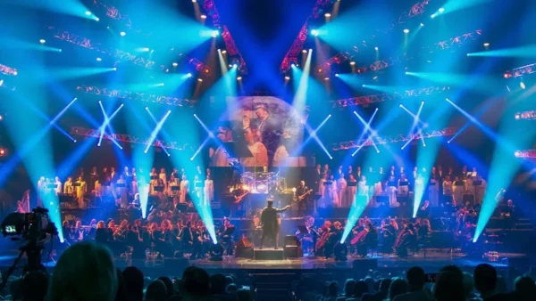 Rock Symphony Orchestră cânta la Sala Palatului, cu casa închisă. FOTO: iabilet.ro