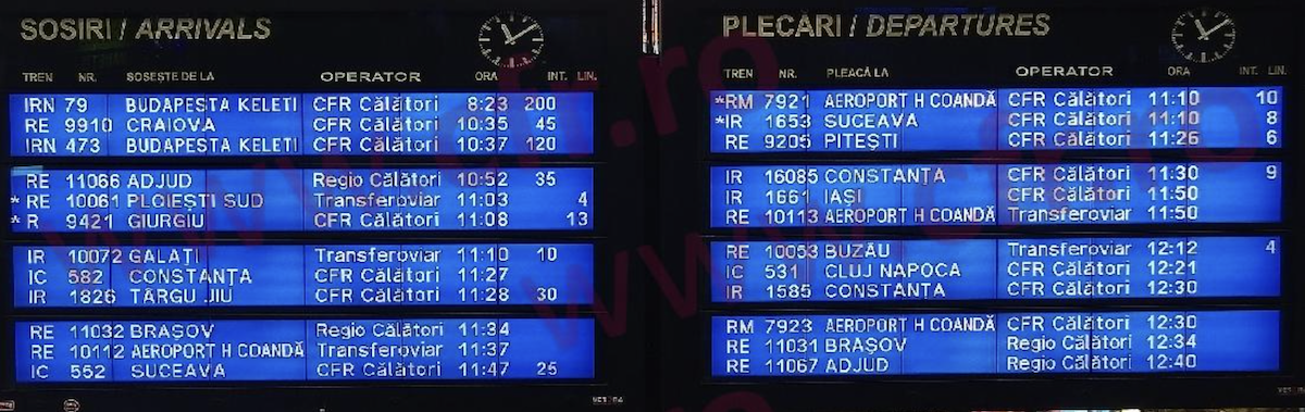 Întârzieri în Gara de Nord