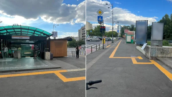 Afaceri de apartament, pentru nevăzători, la PMB: O firmă cu venituri cât două cafele a câștigat un contract de 250.000 de lei pentru marcaje tactile