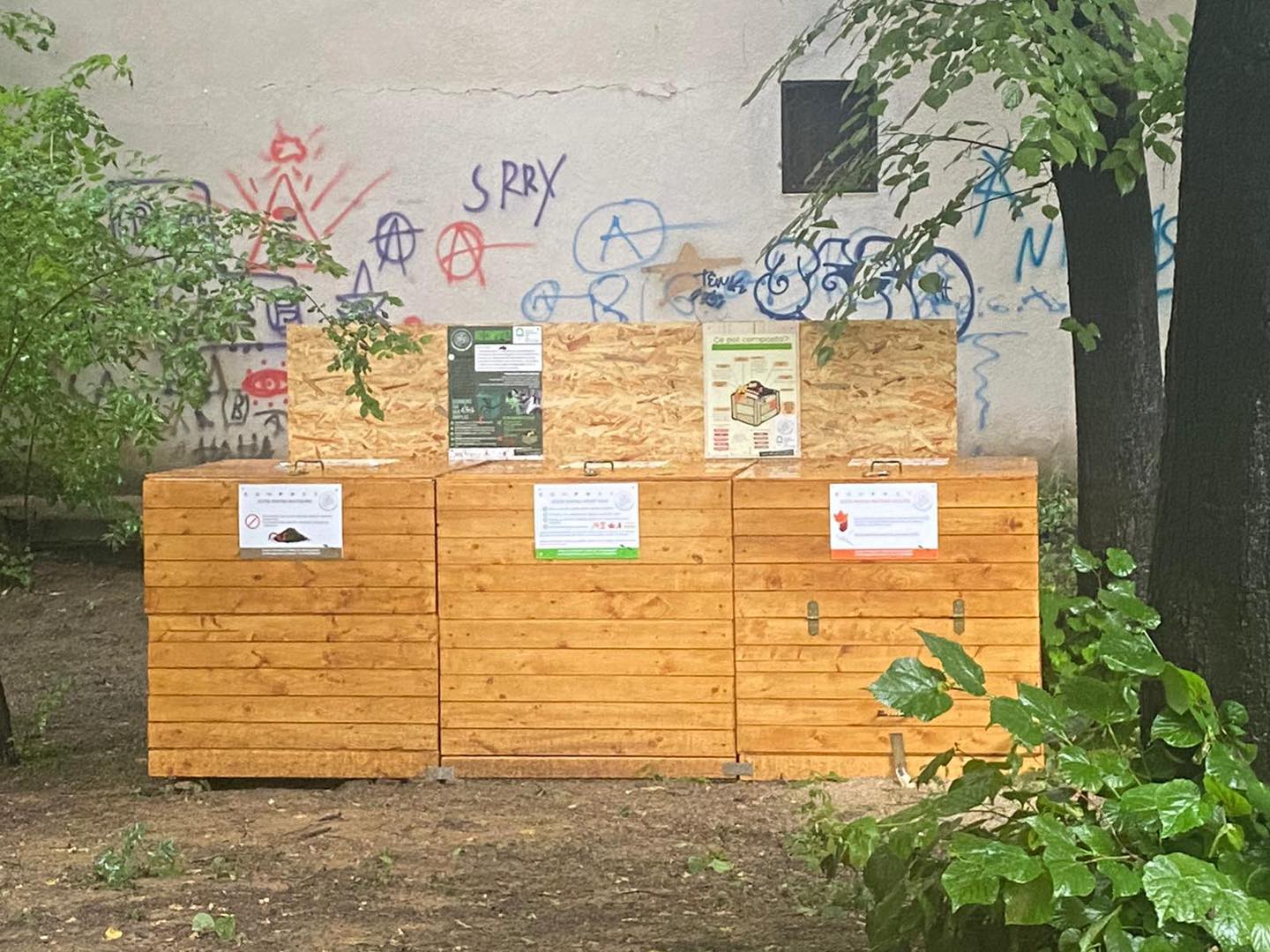 Sector 2 | Stație de compostare în zona Campus Tei, prin proiectul UrbanWise. FOTO: PS2