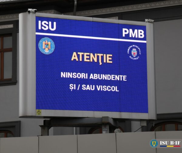 ISU | Recomandări pentru perioadele cu fenomene extreme. Capitală este sub cod galben de ninsoare. FOTO: ISU