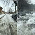 Peste 150 de amenzi pentru Romprest. Operatorul nu a deszăpezit străzile secundare din Sectorul 1