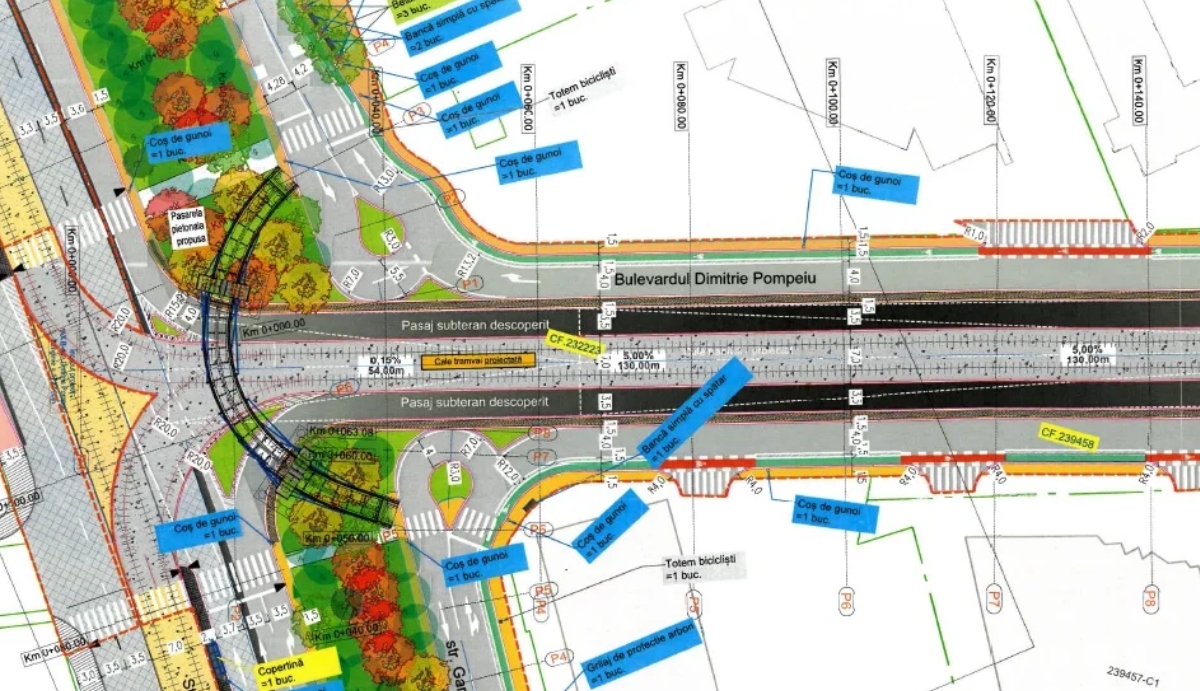 Modernizarea lărgirea bulevardului Dimitrie Pompeiu