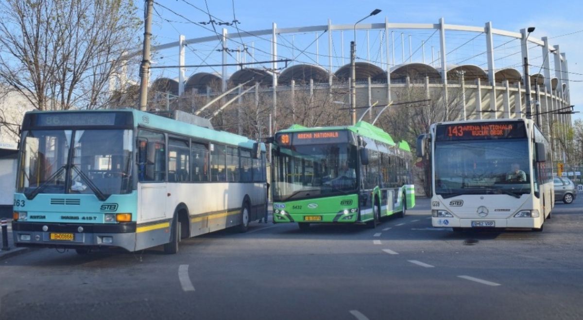 Patru linii STB deviate meci Arena Națională