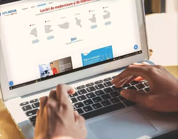Lucrări de mentenanță la site-ul Apa Nova. Nu se pot face plăți online. FOTO: Apa Nova