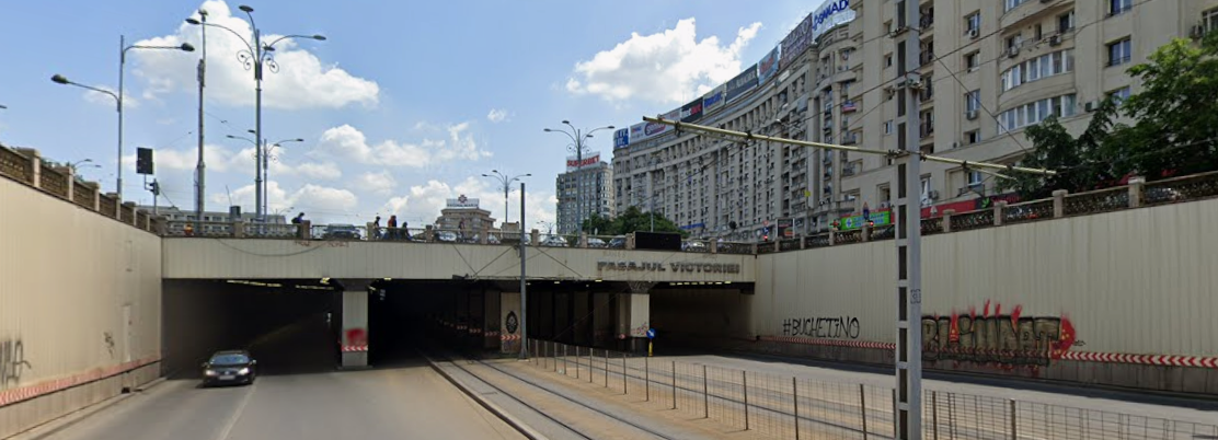 Pasajul Victoriei ar putea intra în reparații capitale. Foto: Google Maps