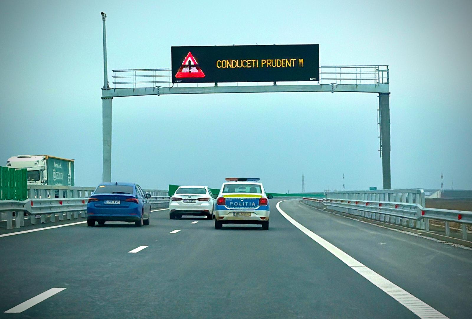 Restricții de circulație pe Autostrada Moldovei A7, sensul București – Focșani