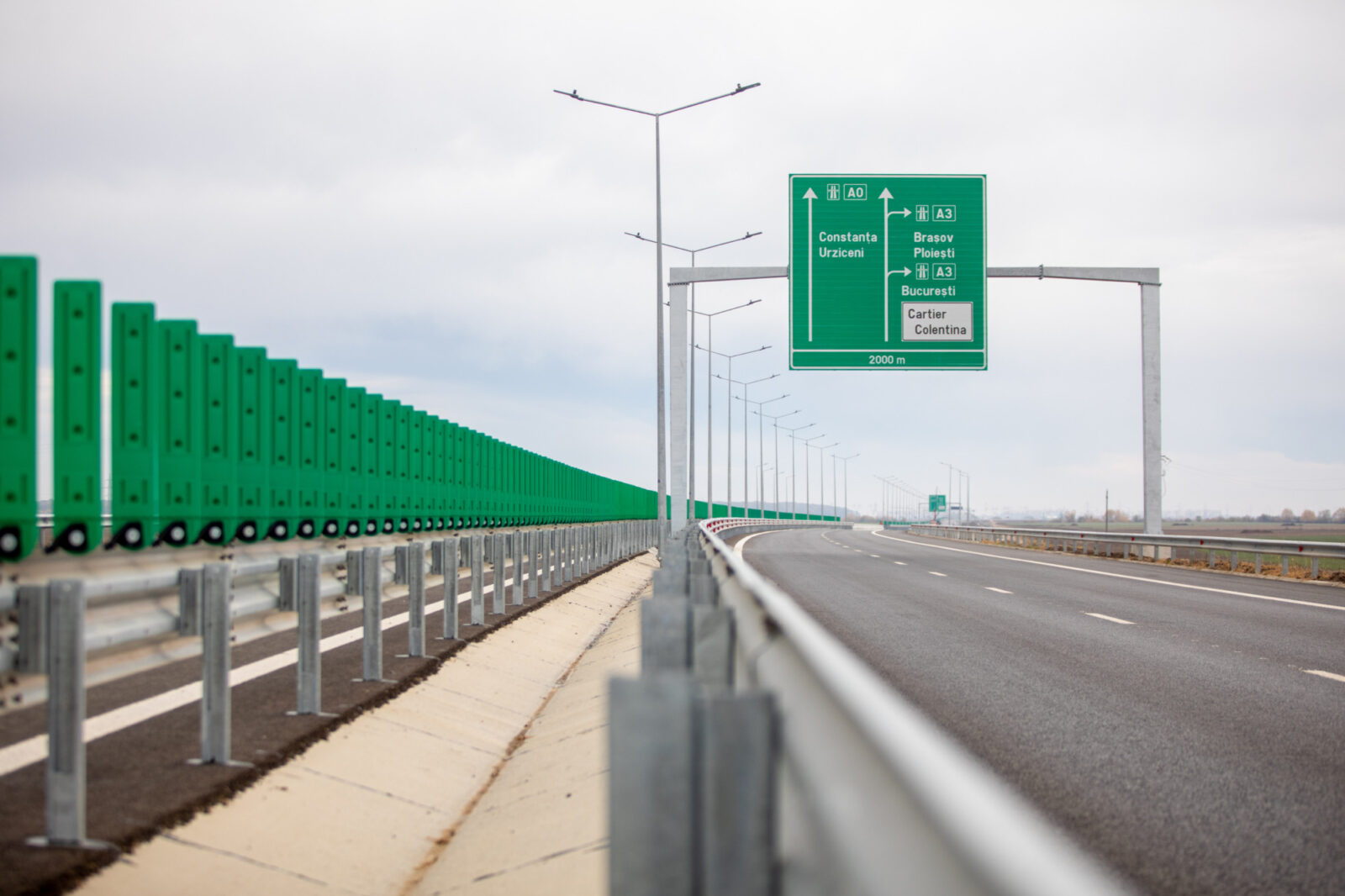 Reparații pe primul tronson inaugurat din Autostrada Capitalei. Traficul va fi restricţionat. Foto: Inquam Photos/Ovidiu Micsik