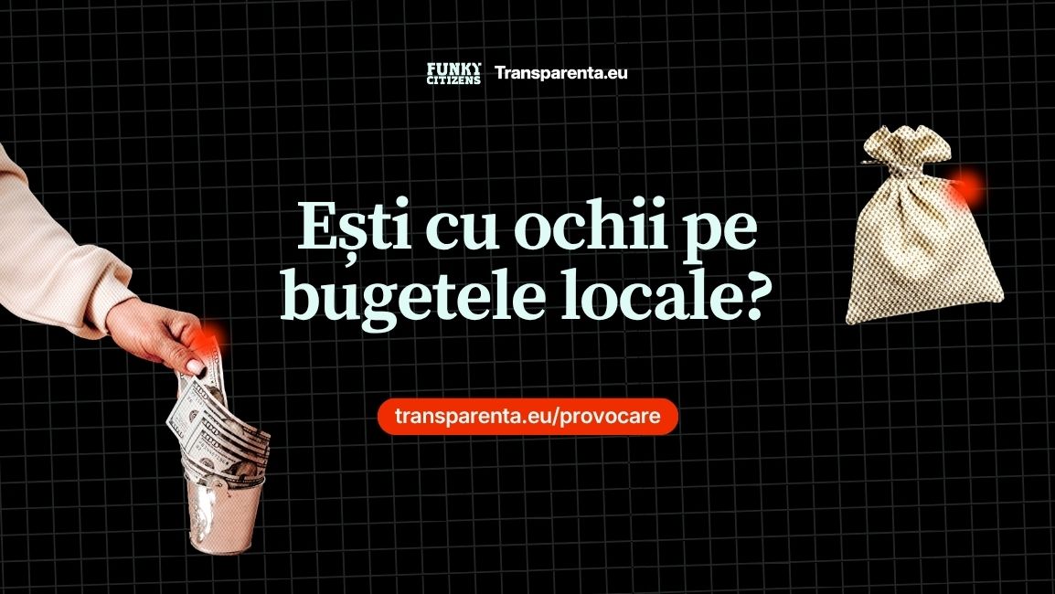 Funky Citizens provocarea „Cu ochii pe bugetele locale 2026