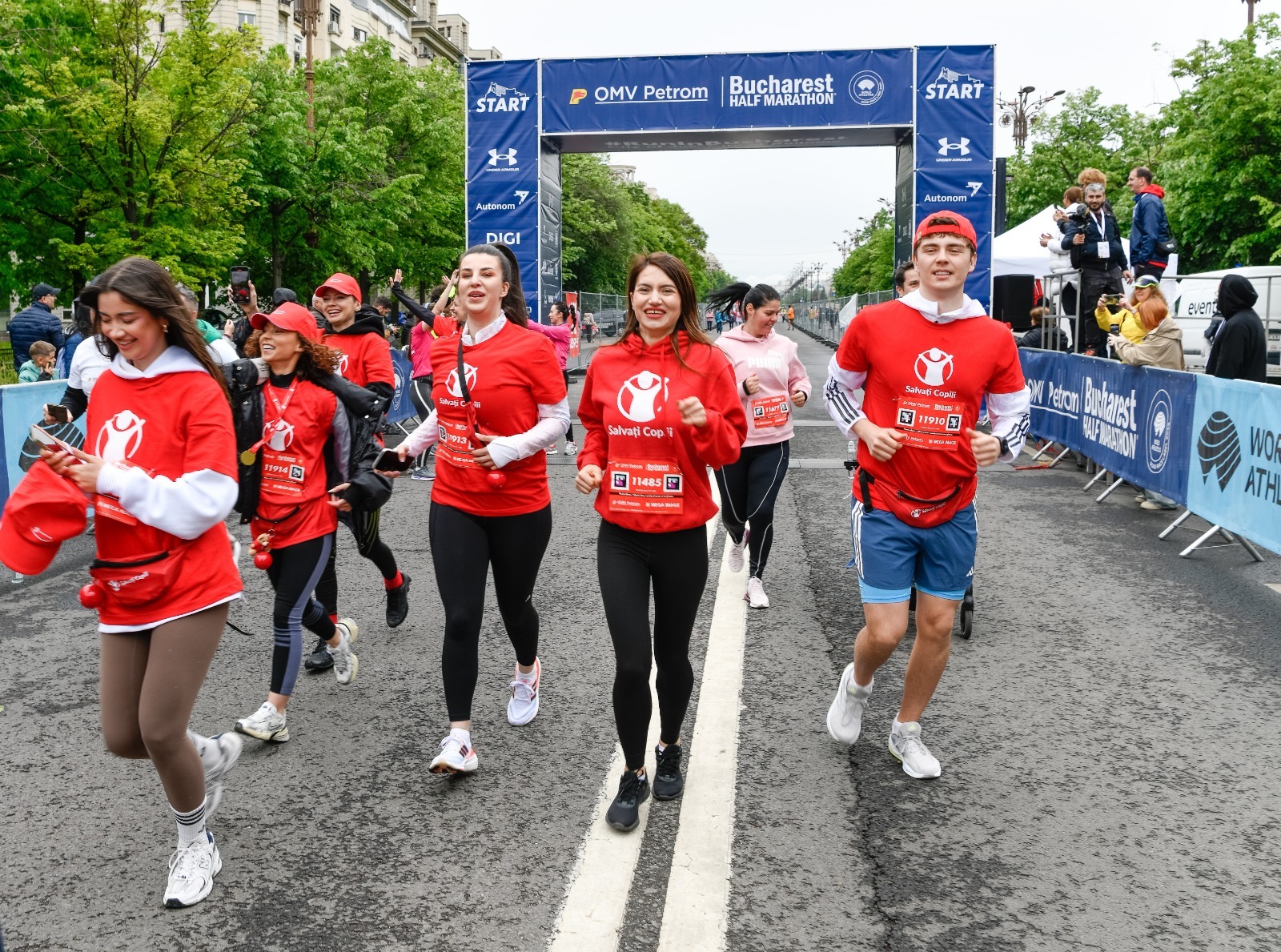 Cursă caritabilă pentru trei spitale din Capitală. Salvați Copiii participă la Semimaratonul București, în weekendul 9-10 mai