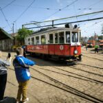 Parada Tramvaielor de la Depoul Victoria, de Ziua Copilului. FOTO: BFM