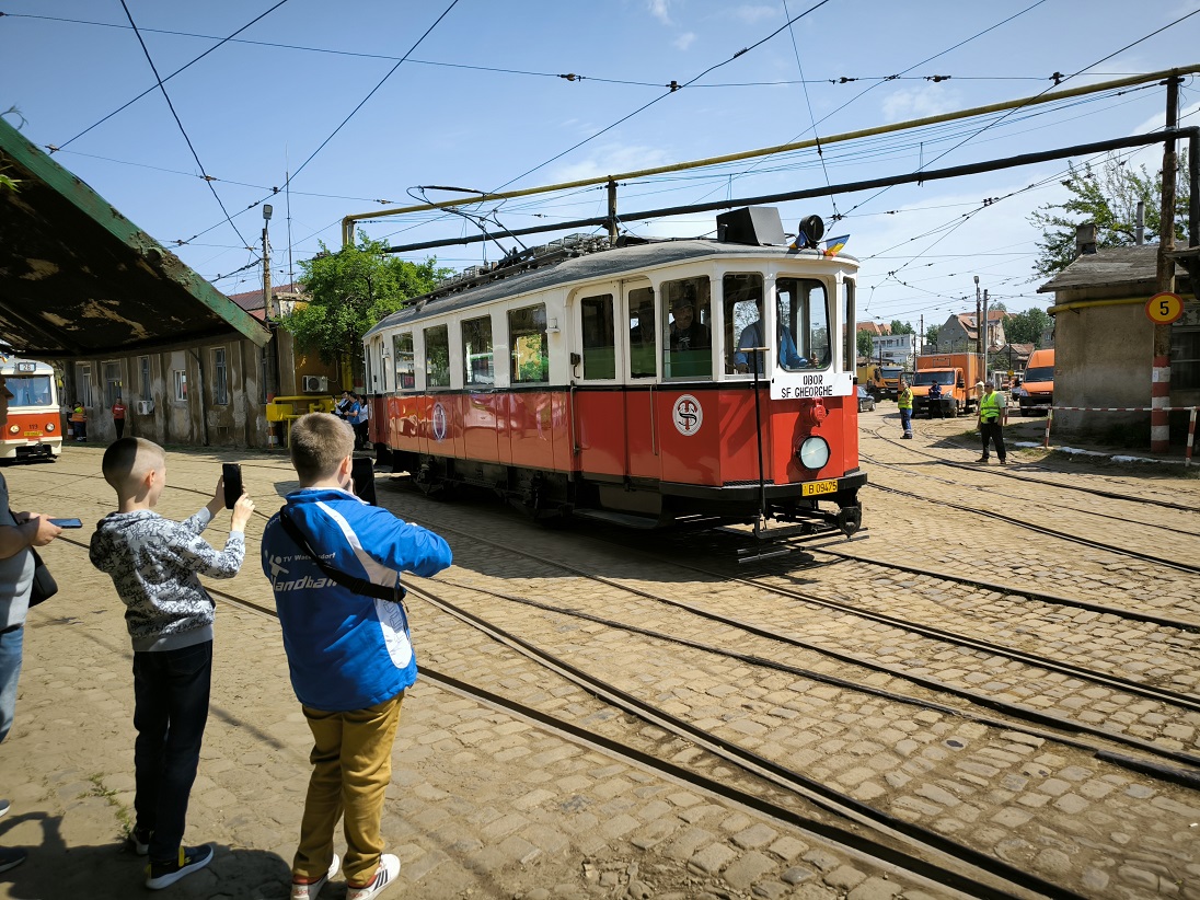Parada Tramvaielor de la Depoul Victoria, de Ziua Copilului. FOTO: BFM