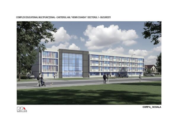 Complex educaţional de peste 50 de milioane de euro, propus în cartierul Henri Coandă. Foto: PS1
