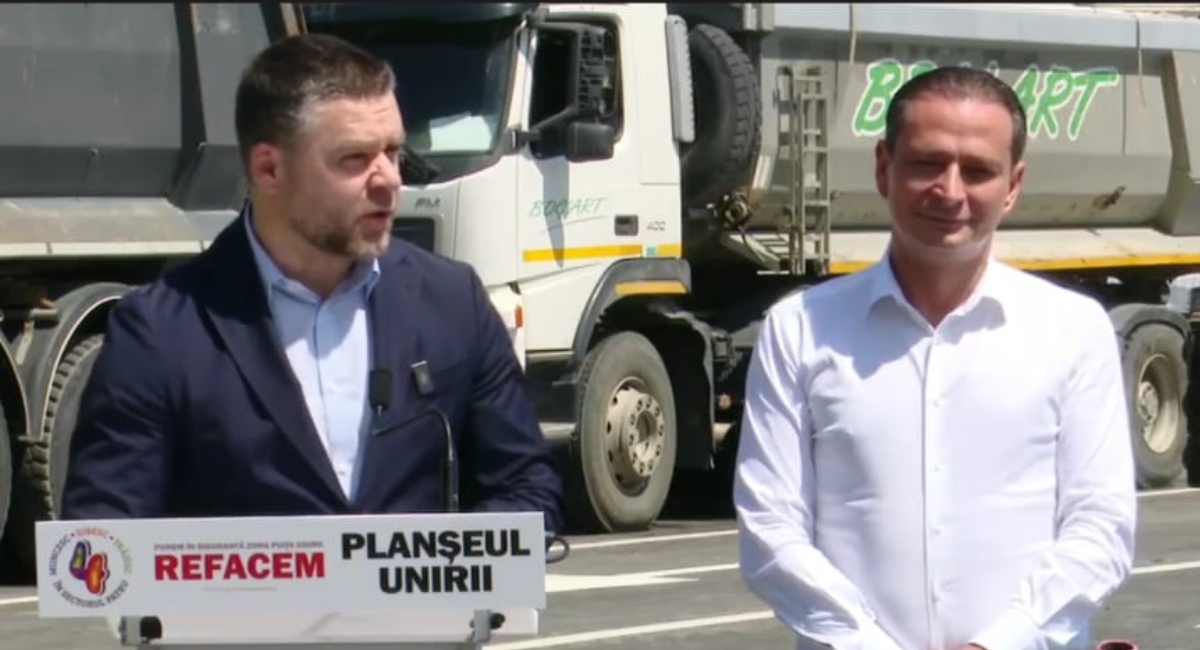 șantierului de la planșeu