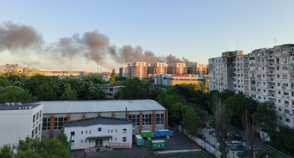 Incendiu depozit Șoseaua Alexandriei