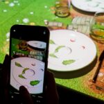 Tehnologia projection mapping București Lee Petit Chef