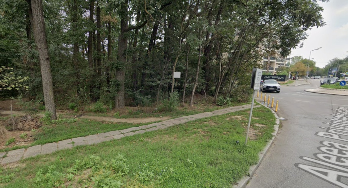 O clădire degradată Parcul Băneasa Muzeul Pădurii