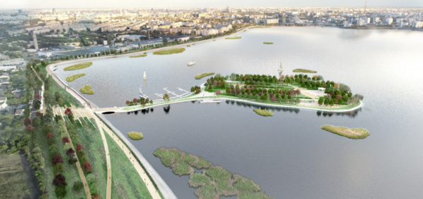 Se deschide Insula Lacul Morii, din Sectorul 6. De la teren viran la o „bijuterie urbană”, de peste 11 milioane de euro. FOTO: FB/ PS6