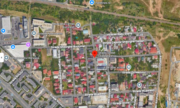 Un nou parc în Cartierul Aviației. Investițiile ajung la aproape două milioane de euro. FOTO: Google Maps