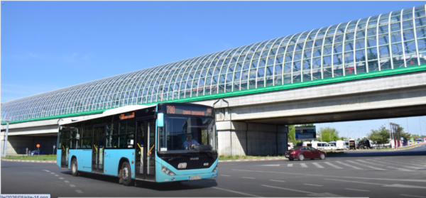 Linia 780, repusă în funcțiune pe traseul Gara Basarab/ Gara de Nord - Aeroportul Internațional „Henri Coandă”. FOTO: TPBI