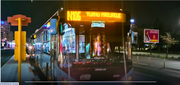 Linia N106, deviată două nopți la rând. Se fac lucrări la pasajul rutier din zona Berceni. FOTO: TPBI