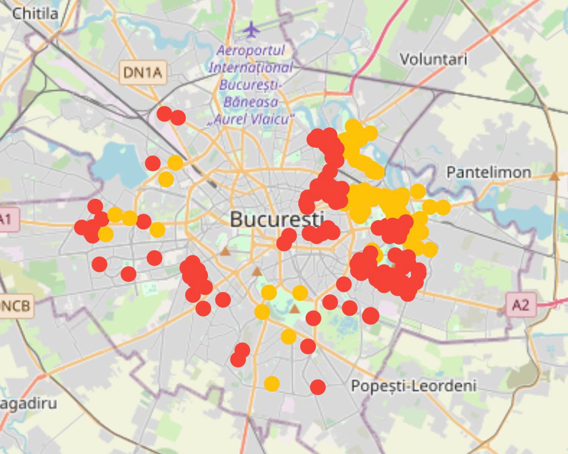 Sistemul funcționează la 77%: Aproape 1.000 de blocuri fără apă caldă în Sectorul 2