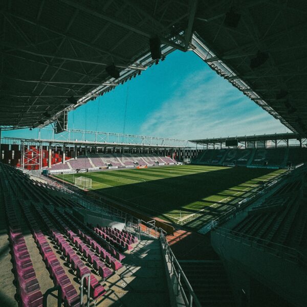 Pista de atletism a stadionului Rapid