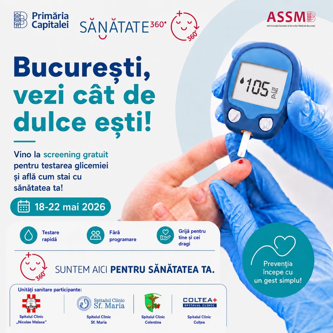 testare gratuită a glicemiei