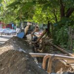 Mobilizare care lasă de dorit pe cel mai întârziat șantier de termoficare din București. Pe Calea Văcărești lucrau doar 3 muncitori