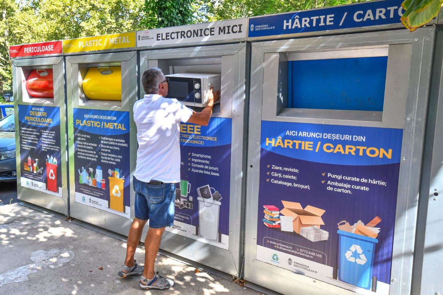Cum scapi gratuit de deșeurile electronice și electrocasnicele vechi în București, în funcție de sector